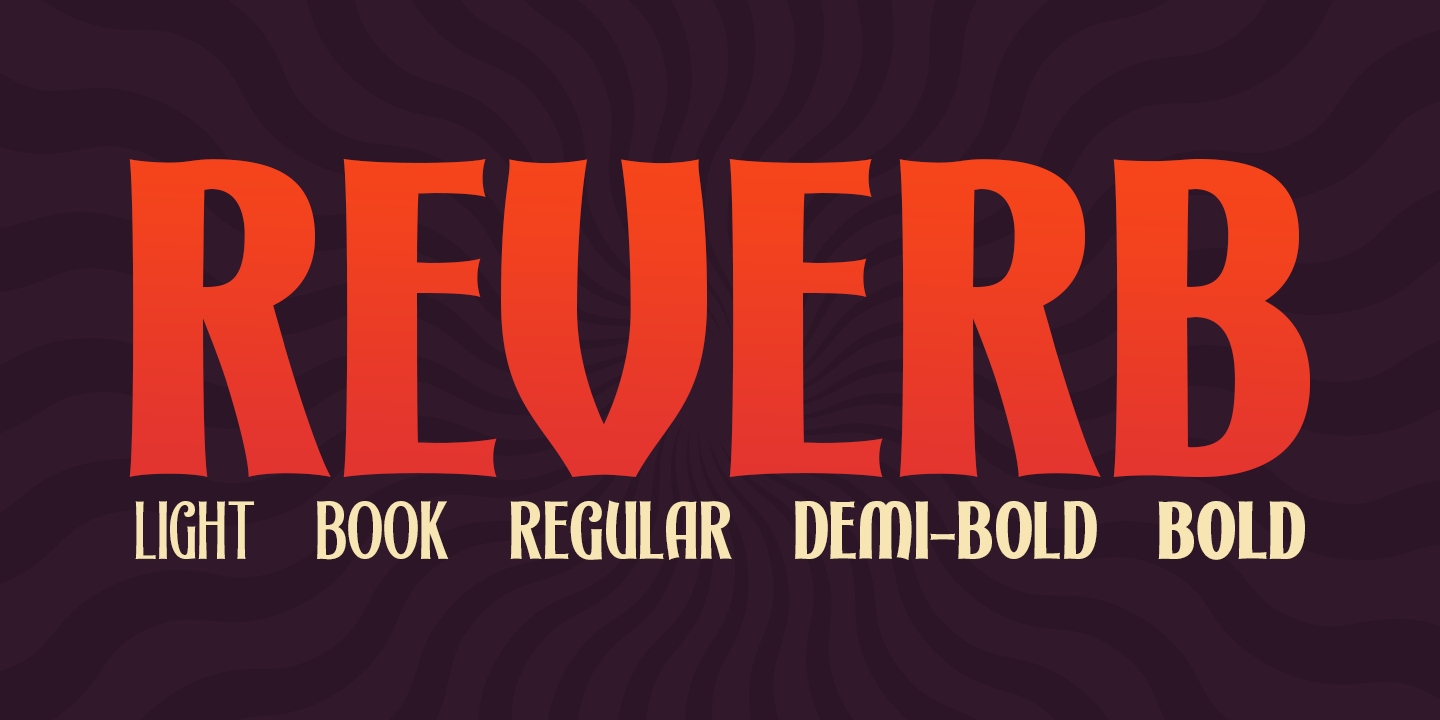 Example font Reverb #9